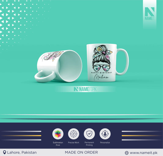 Custom Sublimation Mug, Birthday Gift Specially Made For Girls