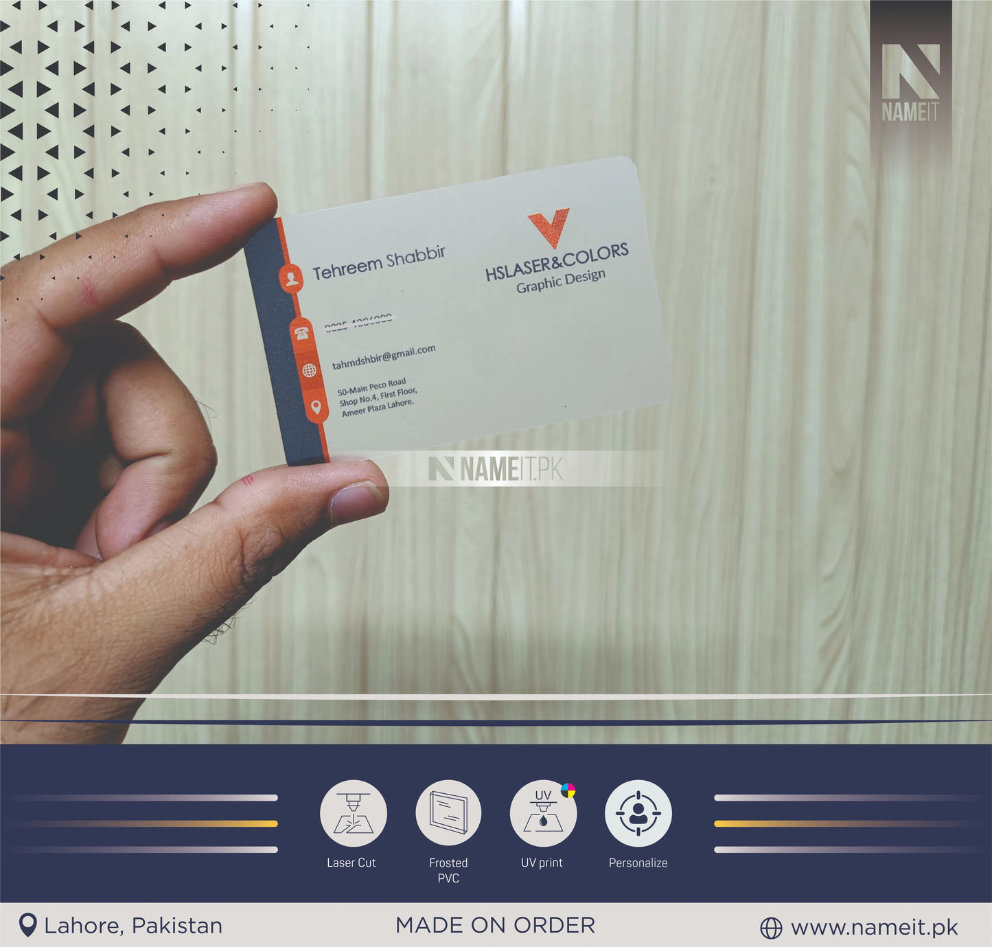 Transparent Business Card, Create an impeccable impression for your business, brand with charming Transparent Business Card