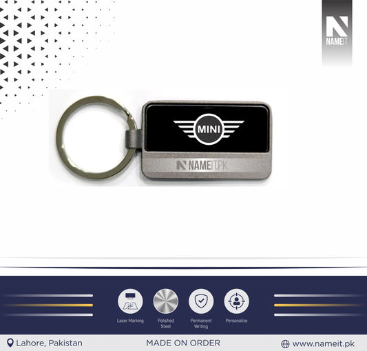 Personalized Metal Keychain, Business Logo, Name, Custom Marketing Business Merchandise,