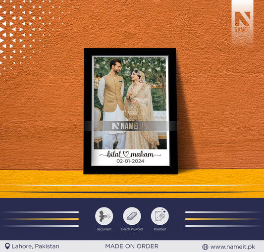 Personalized Premium Photo frame memorial gift,Couple Memorial Photo Frame, Anniversary Memorial Photo Frame, Wedding Memorial Gift