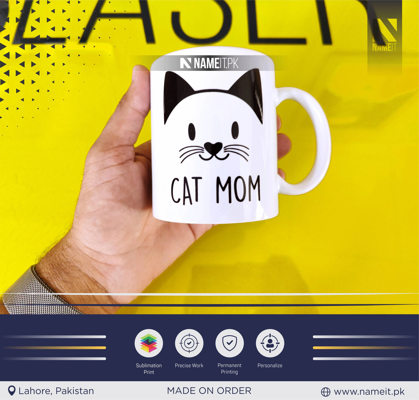 Custom Sublimation Mug,Cat Mom Mug Cat Mom Gift Cat Lover Cat Owner Cats Kitten Coffee Cup