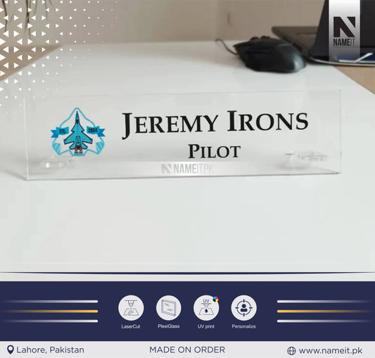 Personalized Desk Name Plate, Desk Sign, Plaque, Office Sign.