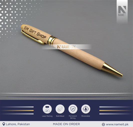 Personalized Wooden Pen, Ballpoint Pen, with your name,compnay logo