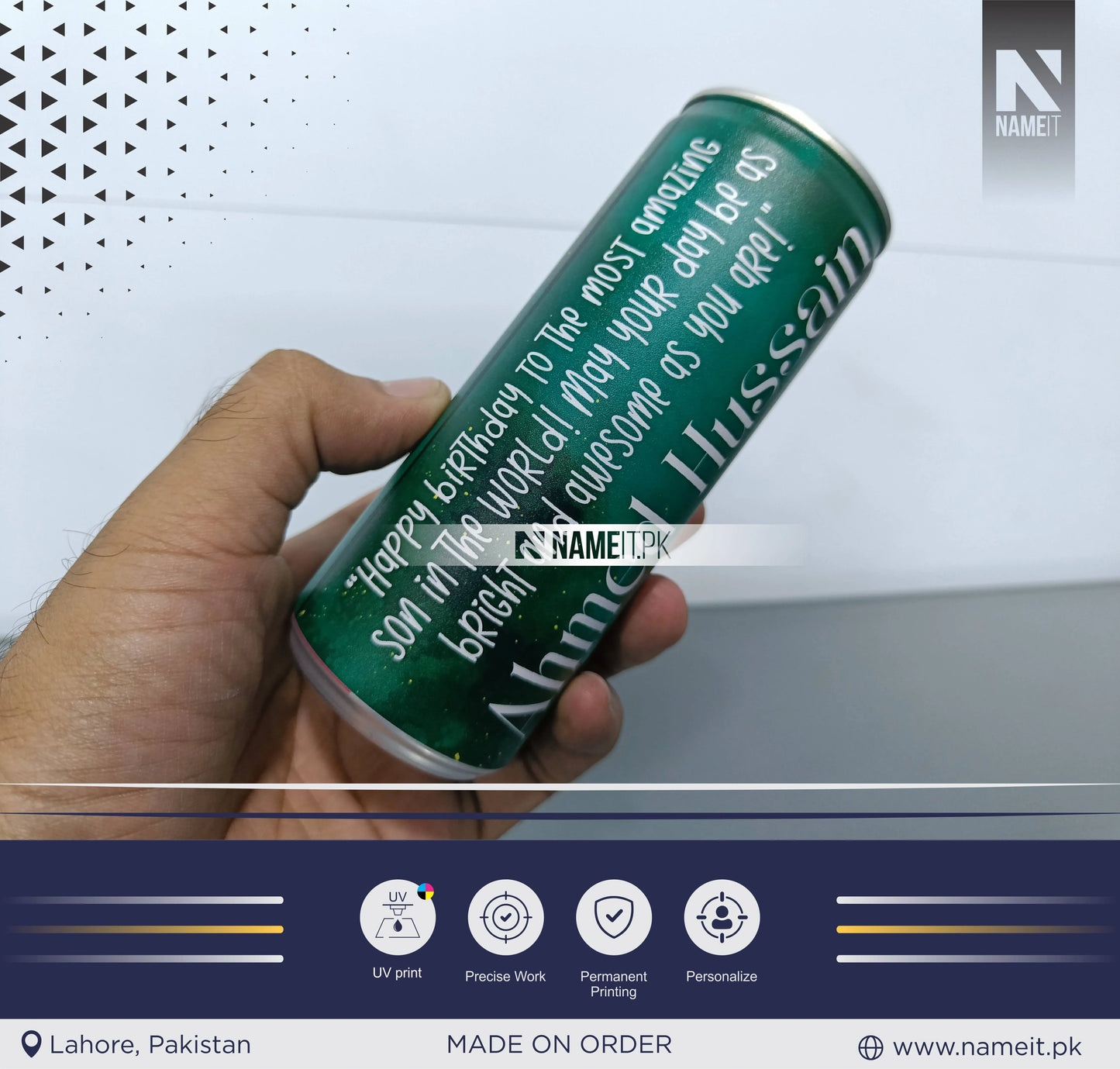 Custom Digital Printed Cold Drink Can Label, Unique Gift For Cold Drink Lover