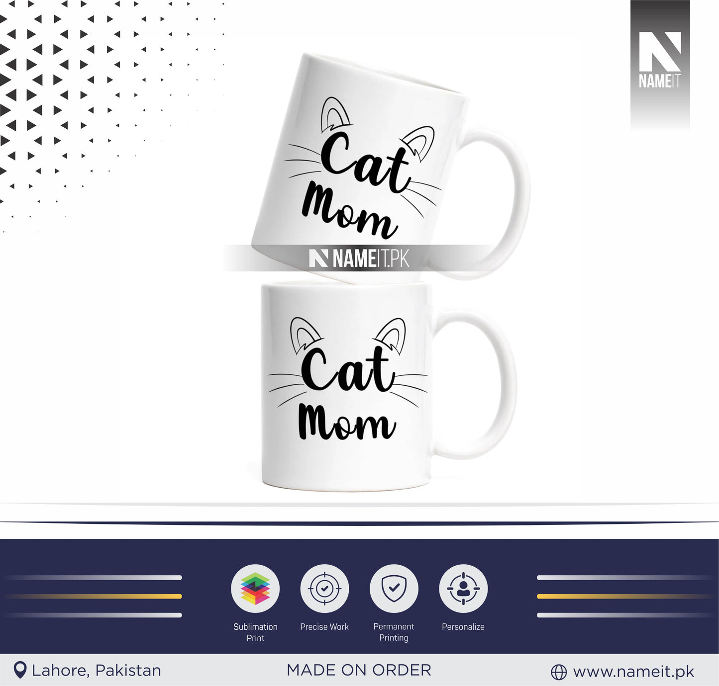 Custom Sublimation Mug,Cat Mom Mug Cat Mom Gift Cat Lover Cat Owner Cats Kitten Coffee Cup