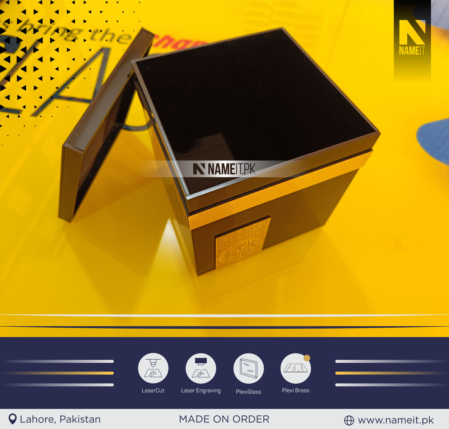 Kabaa Model Box, Gift Box, Hi-Quality Kabaa Acrylic Model Box