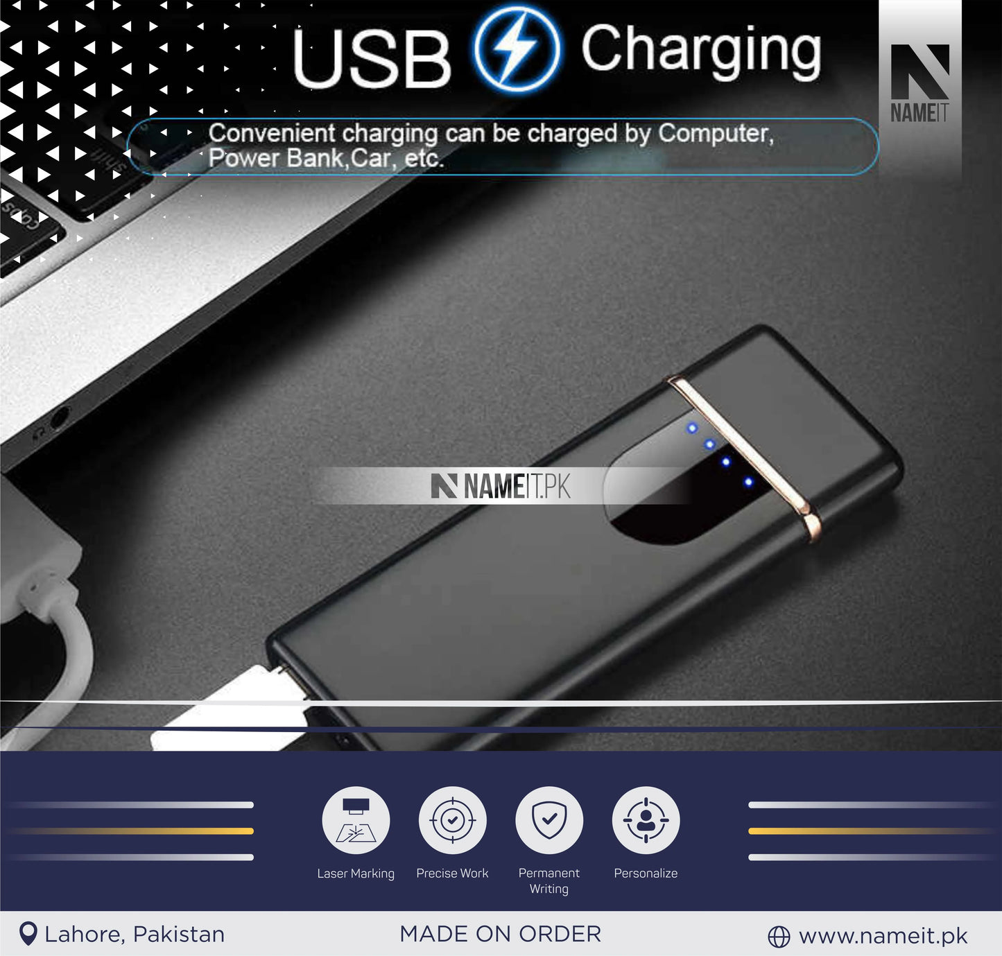 Lighter - USB, Customize with your name