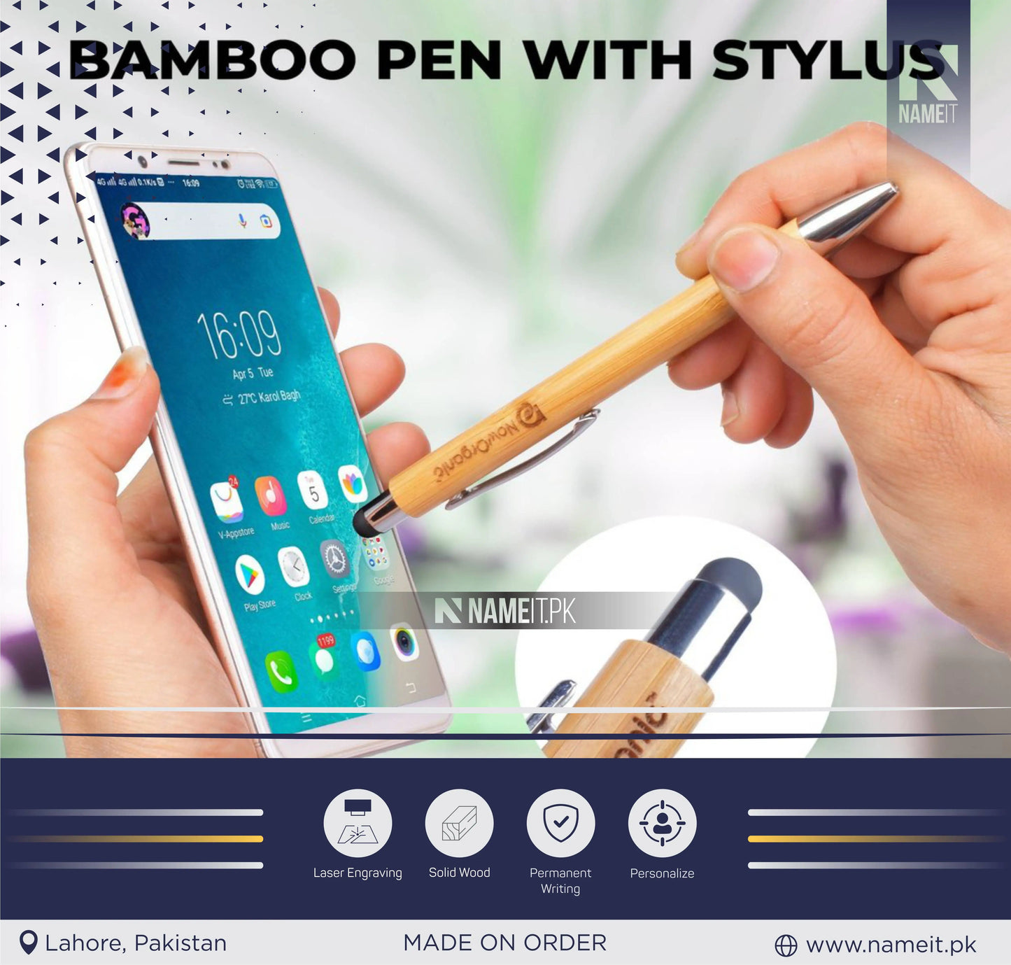 Personalized Pen, Perfect for Long-Lasting Advertisement Of Company, Your Name , Logo